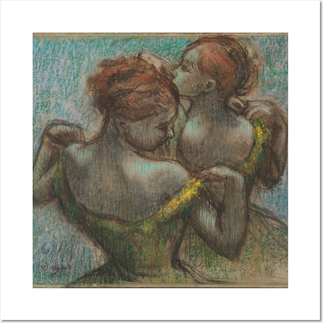 Two Dancers, Half-length Wall Art by EdgarDegas